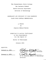 Mineralogy and petrology of some paleozoic clays from central Pennsylvania / Минералогия и петрология некоторых палеозойских глин из центральной Пенсильвании