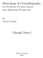 Mineralogy & crystallography: on the history of these sciences from beginnings through 1919 / Минералогия и кристаллография. История науки до 1919 г.
