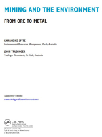Mining and the environment. From ore to metal / Горнодобывающая промышленность и окружающая среда. От руды до металла
