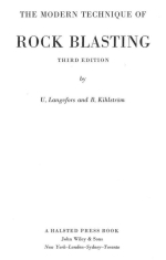 The modern technique of rock blasting / Современные методы взрывания горных пород