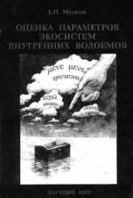 Оценка параметров экосистем внутренних водоемов