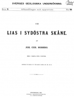 om Lias i Sydostra Skane / о лиасе в Sydostra Skane
