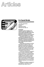 Ore deposit models / Модели рудных месторождений