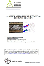 Oriented drillcore: measurement and calculation procedures for structural and exploration geologists / Ориентированное бурение: процедуры измерения и расчета для структурной геологии и геологов-разведчиков