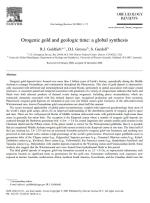 Orogenic gold and geologic time: a global synthesis / Орогенные месторождения золота и геологическое время: глобальный синтез