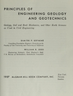 Principles of engineering geology and geotechnics / Основы инженерной геологии и геотехнологии