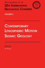 Proceedings of the 30th international geological congress. Volume 5. Contemporary lithospheric motion seismic geology / Материалы 30-го международного геологического конгресса. Том 5. Современная сейсмическая геология движения литосферы