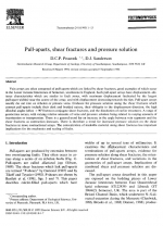 Pull-aparts, shear fractures and pressure solution