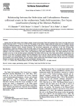 Relationship between the Ordovician and Carboniferous–Permian collisional events in the southeastern Tunka bald mountains, East Sayan (southwestern framing of the Siberian Platform)