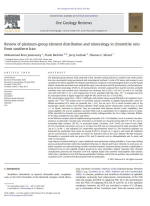 Review of platinum-group element distribution and mineralogy in chromitite ores from southern Iran / Обзор распределения элементов платиновой группы и минералогии хромититовых руд южного Ирана