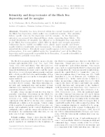 Seismicity and deep tectonics of the Black Sea depression and its margins / Сейсмичность и глубинная тектоника Черноморской впадины и её окраин