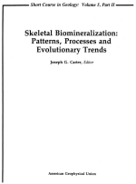 Skeletal biomineralization: Patterns, processes and evolutionary trends / Биоминерализация скелета: закономерности, процессы и эволюционные тенденции