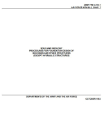 Soils and geology procedures for foundation design of buildings and other structures (except hydraulic structures) / Грунты и геологические процедуры для проектирования фундаментов зданий и других сооружений (за исключением гидротехнических сооружений)
