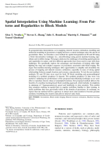 Spatial interpolation using machine learning: from patterns and regularities to block models / Пространственная интерполяция с использованием машинного обучения: от паттернов и закономерностей к блочным моделям