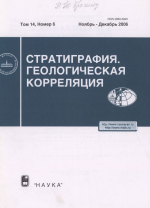 Стратиграфия. Геологическая корреляция. Том 14. Номер 6