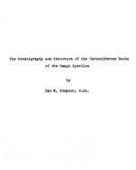The stratigraphy and structure of the carboniferous rocks of the Omagh syncline / Стратиграфия и строение каменноугольных пород Омагской синклинали