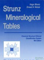 Strunz mineralogical tables. Chemical structural mineral