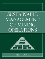 Sustainable management of mining operations / Устойчивое управление горнодобывающими предприятиями
