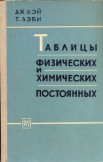 Таблицы физических и химических постоянных