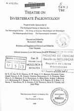 Treatise on invertebrate paleontology. Part N. Volume 1. Mollusca 6. Bivalvia / Трактат по палеонтологии беспозвоночных. Часть N. Выпуск 1. Моллюски 6. Бивальвиа