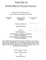 Treatise on invertebrate paleontology. Part O. Arthropoda I. Arthropoda - general features protarthropoda. Euarthropoda - general features trilobitomorpha