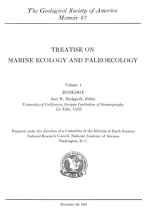 Treatise on marine ecology and paleoecology. Volume 1. Ecology / Трактат по морской экологии и палеоэкологии. Том 1. Экология