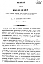 Trochotoma. Nouveau genre de coquilles fossiles voisin des pleurotomaires et appartenant, comme eux, aux terrains secondaires / Трохотома. Новый род ископаемых раковин, близких к плевротоманам и относящихся, к вторичным стоянкам 