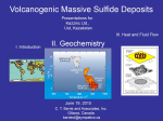 Volcanogenic massive sulfide deposits. Geochemistry / Вулканические связанные массивные сульфидные месторождения. Геохимия