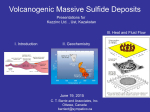 Volcanogenic massive sulfide deposits. Introduction. Processes and examples in modern and ancient settings / Вулканические связанные массивные сульфидные месторождения. Введение. Процессы и примеры современных и древний установок