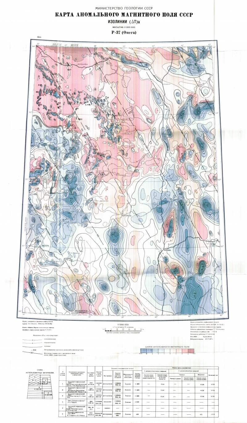 Примеры магнитных аномалий в россии