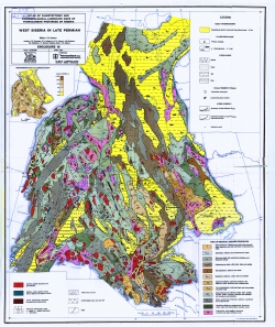 Atlas of paleotectonic and paleogeological-landscape maps of hydrocarbon provinces of siberia / Атлас палеотектонических и палеогеологических карт Западно-Сибирской нефтегазоносной провинции (Лист 1 - поздняя Пермь)