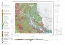 Bandar-E-Pahlavi. Geological quadrangle map of Iran