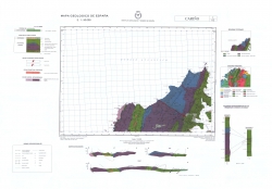 Carino 1/6-2. Mapa geologico de Espana