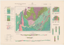 Cedeira. 7/6-3. Mapa geologico de Espana