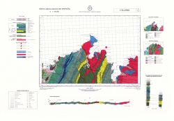 Cillero 2/7-2. Mapa geologico de Espana