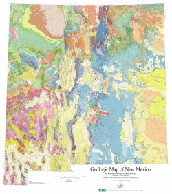 Geologic Map of New Mexico / Геологическая карта Нью-Мексико