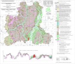 Геологическая карта четвертичных отложений Липецкой области. 