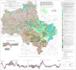 Геологическая карта четвертичных отложений Московской области. 