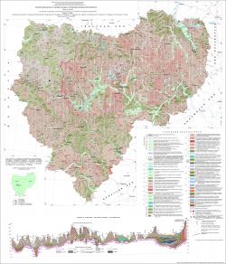 Геологическая карта четвертичных отложений Смоленской области