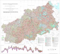 Геологическая карта четвертичных отложений Тверской области. 