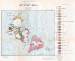 Геологическая карта Северной Земли