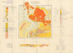 K-34-VI (Baia Mare). Republca socilista Romania. Harta geologica