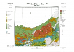 K-37-Г (Trabzon). Turkiye Jeoloji Haritasi (Geological map of Turkey)