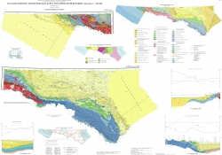 K-37 (Сочи); К-38 (Махачкала); K-39. Государственная геологическая карта Российской Федерации. Третье издание. Скифская серия