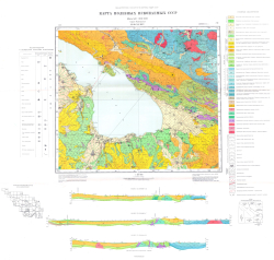 K-38-XXXIV. Карта полезных ископаемых СССР. Кавказская серия