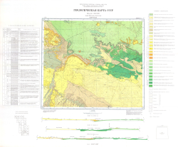 K-40-XXXI. Геологическая карта СССР. Мангышлак-Балханская серия