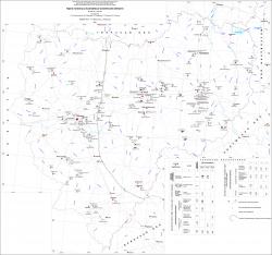 Карта полезных ископаемых Смоленской области