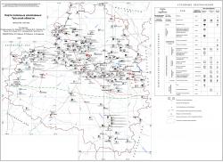 Карта полезных ископаемых Тульской области