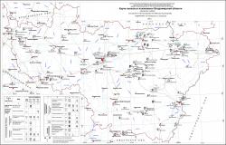 Карта полезных ископаемых Владимирской области