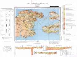 L-37-XIX (Керч), XXV (Аршинцево). Карта полезных ископаемых СССР. Серия Крымская